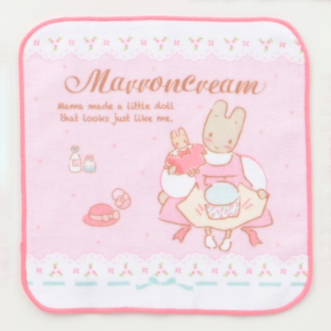 レディース　ハッピーバッグ　ミニタオル5点セット(マロンクリーム)