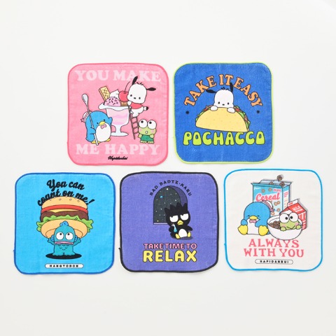 レディース　ハッピーバッグ　ミニタオル5点セット(はぴだんぶい)