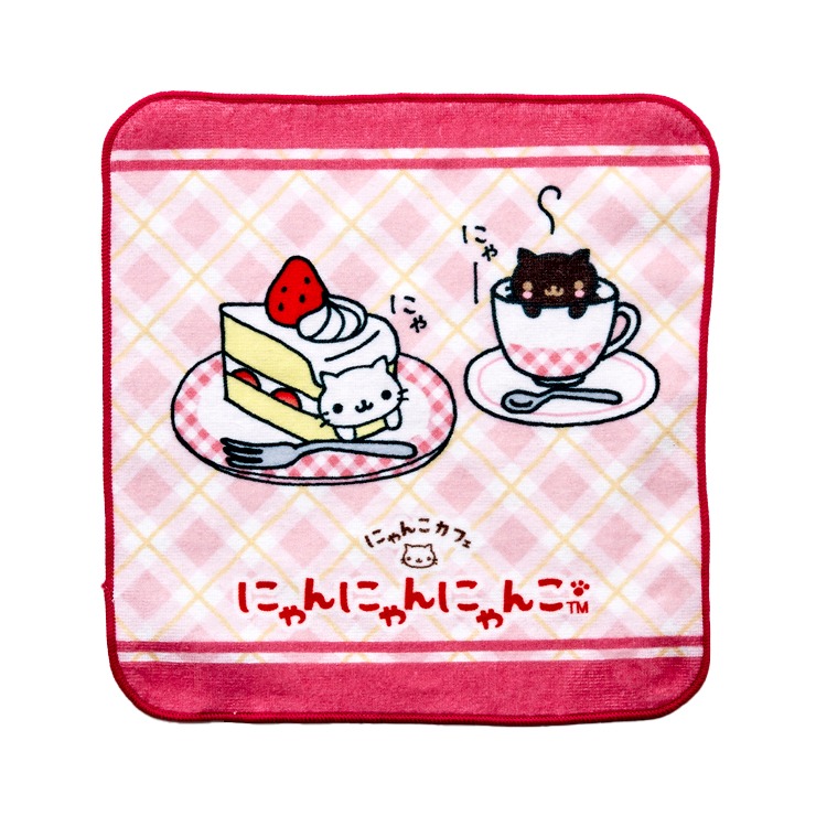 にゃんこカフェ　巾着ギフト　プチタオルギフト　にゃんにゃんにゃんこ　当時物 二次予約】にゃんにゃんにゃんこ コラボ 巾着(M) – サンキューマート
