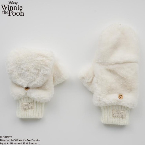 レディース　手袋（くまのプーさん）