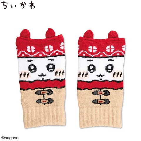 レディース　ハンドウォーマー(ちいかわ)