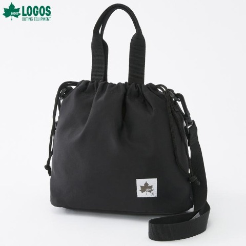 巾着ショルダーバッグ（LOGOS）