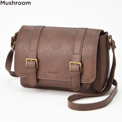 レディース　ショルダーバッグ(Mushroom)