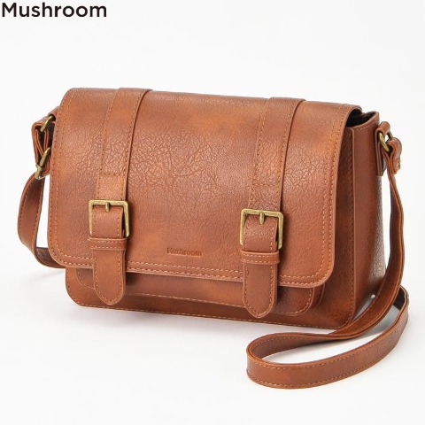 レディース　ショルダーバッグ(Mushroom)