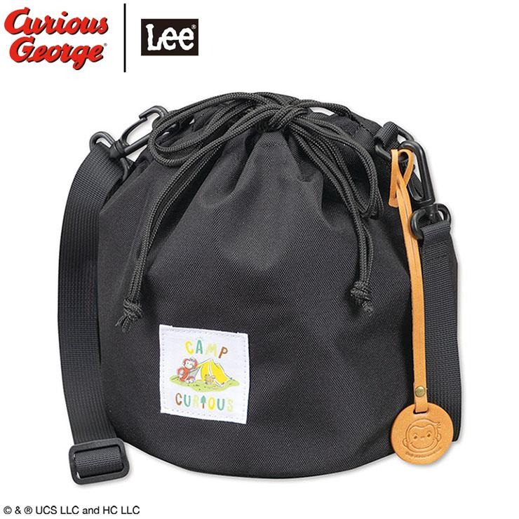 レディース 巾着ショルダーバッグ（Lee×おさるのジョージ