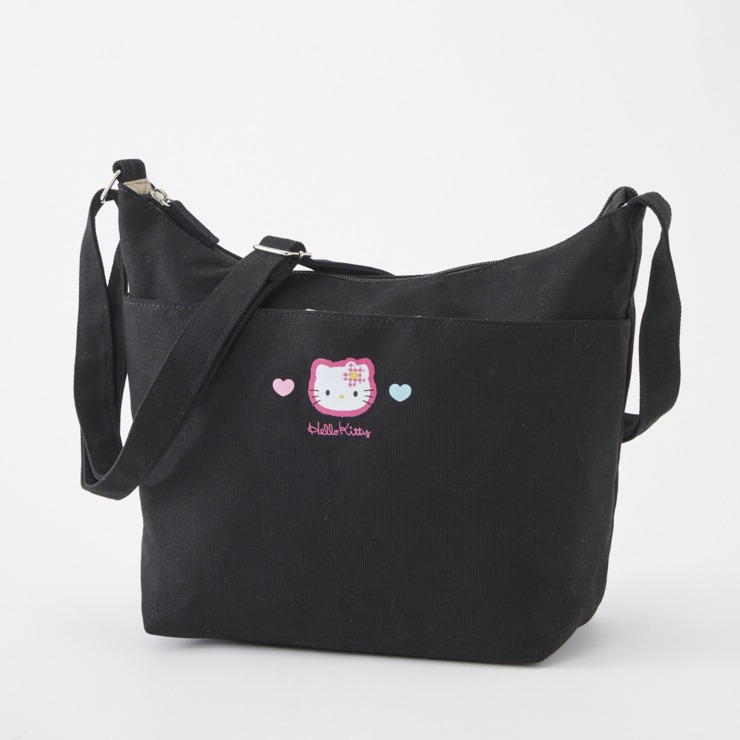HELLO KITTY 70'S バッグ ブラックミャクミャク黒キティのセット レディース ショルダーバッグ（ハローキティ） | シャンブル