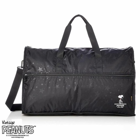 折り畳みボストンバッグ（PEANUTS）