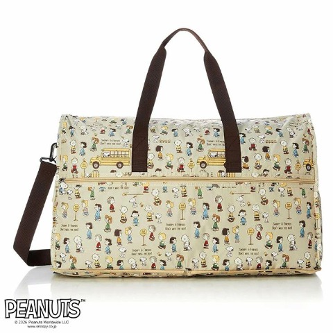 折り畳みボストンバッグ（PEANUTS）