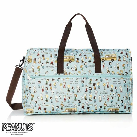折り畳みボストンバッグ（PEANUTS）