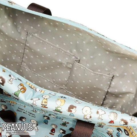 折り畳みボストンバッグ（PEANUTS）