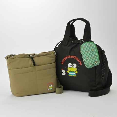 ハッピーバッグ　ショルダーバッグ+2WAYバッグ+ポーチ3点セット（けろけろけろっぴ）