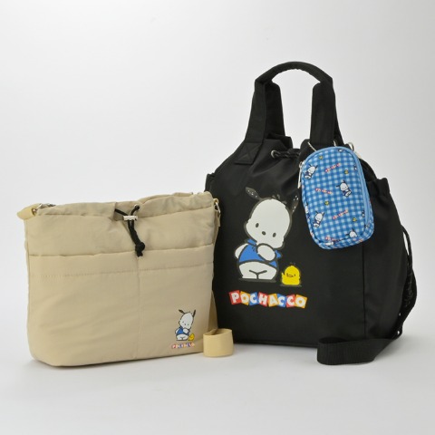 ハッピーバッグ　ショルダーバッグ+2WAYバッグ+ポーチ3点セット（ポチャッコ）