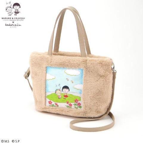 レディース トートバッグ（まる子とコジコジXtsukuru&Lin.）