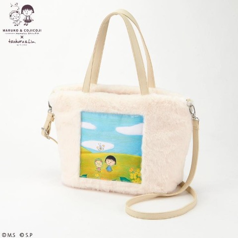 レディース トートバッグ（まる子とコジコジXtsukuru&Lin.）