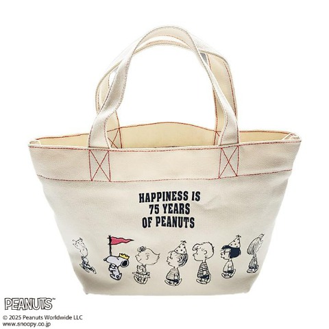 ミニトートバッグ（PEANUTS75th）