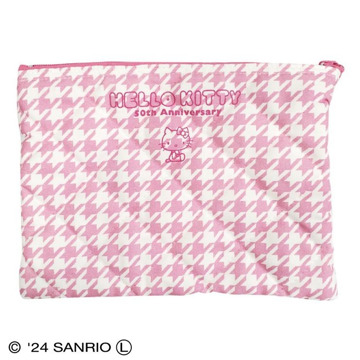 ハローキティ 家具・インテリア ハローキティ ピンクチェックカーテン