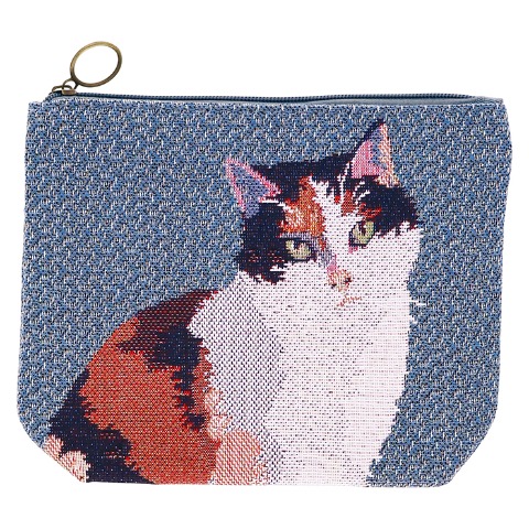 ポーチ（三毛猫）