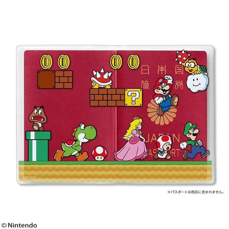 スーパーマリオ パスポートカバー（マリオキャラクターズ