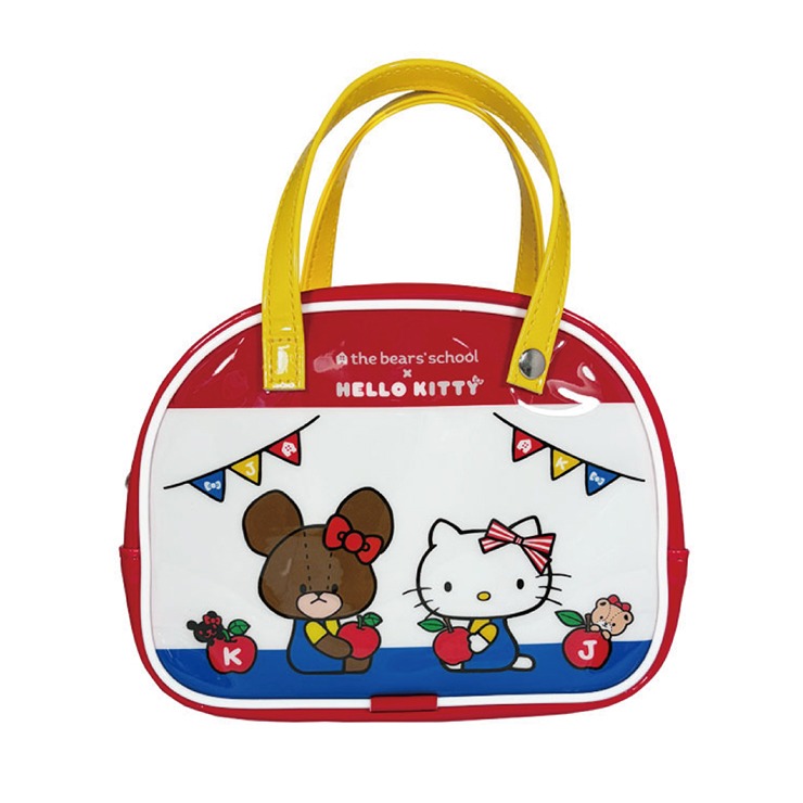 レア‼️フルーツキティ 缶バケツ ＆ ポーチセット レディース ポーチ（くまのがっこう×ハローキティ） | シャンブル