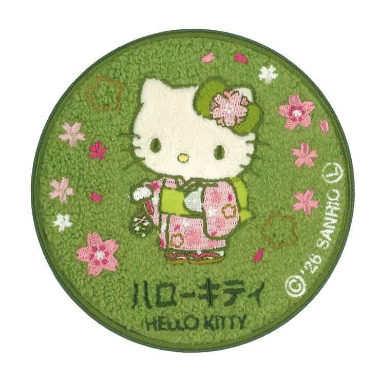 日本限定】'70 HELLO KITTYハローキティ ジャンボクリアステッカー 全6