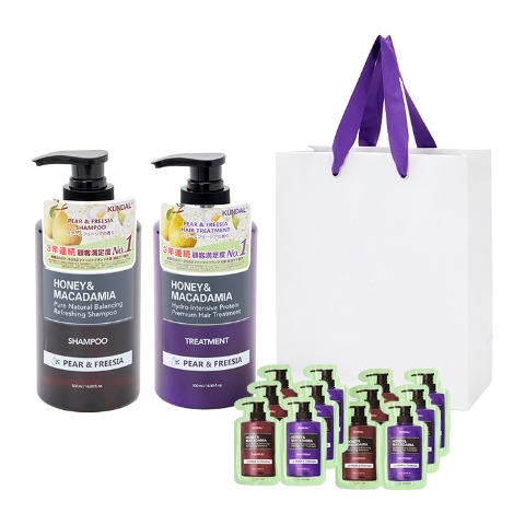 ハッピーバッグ　クンダル　ペア＆フリージア ヘアケアセット