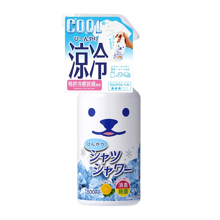 ひんやり シャツシャワー 本体（500ml・ミント＋グレープフルーツ