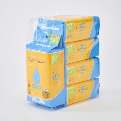 ハッピーバッグ　フェイシャルタオル60枚×5個セット