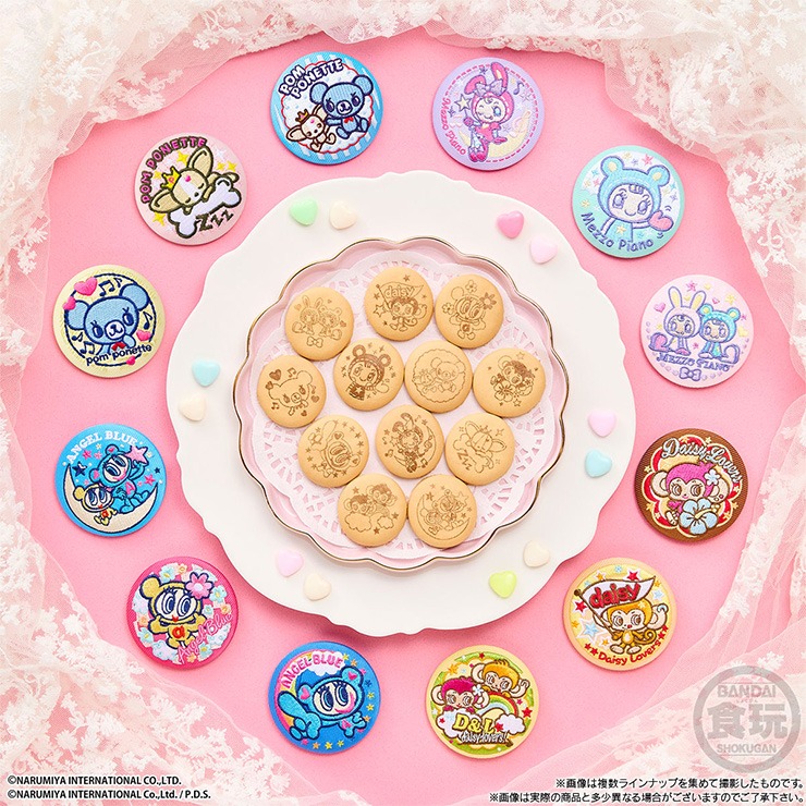 ナルミヤキャラクターズ 刺繍缶バッジビスケット（1BOX12個入り