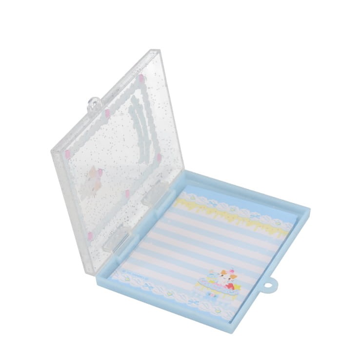 鍵付きケース＆メモセット（マシュマロみたいなふわふわにゃんこ