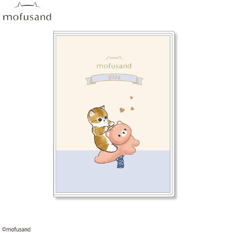 A6手帳（ﾏﾝｽﾘ-mofusand/遊具にゃん）
