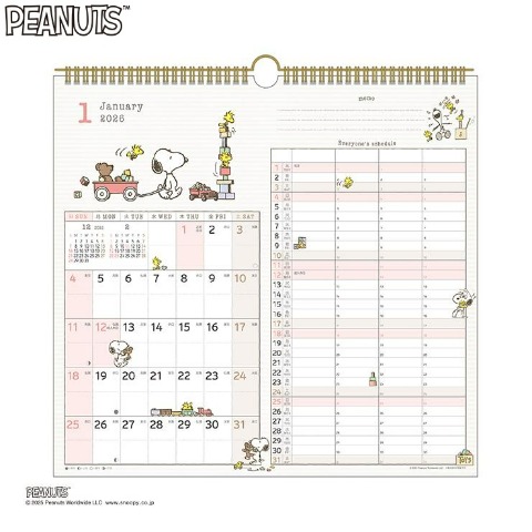 カレンダー/PEANUTS