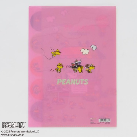 A4ダイカットクリアファイル（PEANUTS　カフェ）
