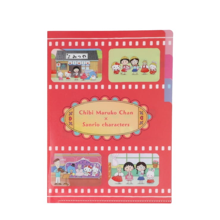 クリアファイル（ちびまる子ちゃん×サンリオキャラクターズ