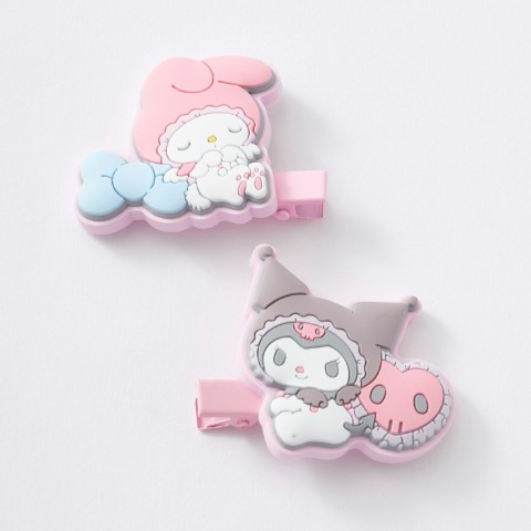 ヘアクリップ（マイメロディ・クロミ　エンジェル）