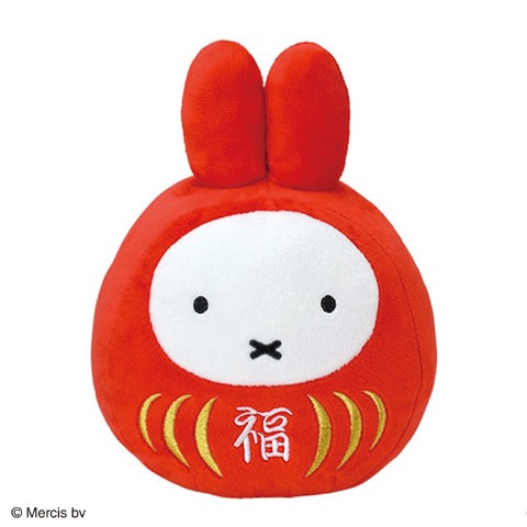 ぬいぐるみ　福だるま（miffy・S）