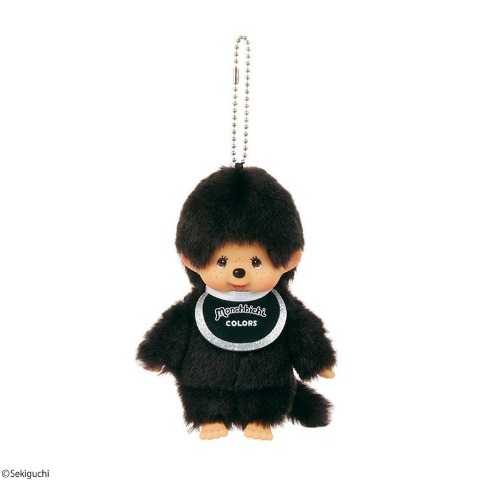 ぬいぐるみキーホルダー（モンチッチ）　ブラック