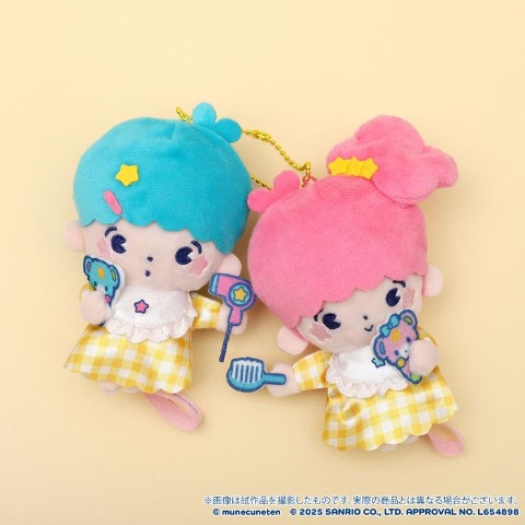 ぬいぐるみキーホルダー（胸きゅん展　キキララ）