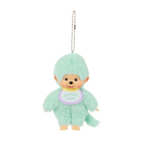 ぬいぐるみキーホルダー（モンチッチ）　ミントグリーン