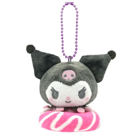 ぬいぐるみキーホルダー（ドーナツinマスコット　クロミ）