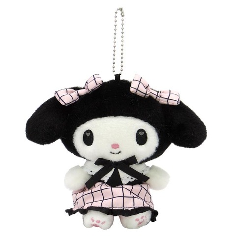 ぬいぐるみキーホルダー（マイメロディ　ブラックグラフ）