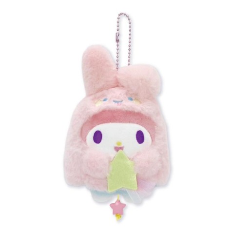 ぬいぐるみキーホルダー（マイメロディ　スターリーおばけ）