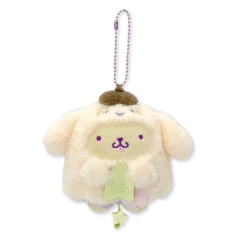 ぬいぐるみキーホルダー（ポムポムプリン　スターリーおばけ）