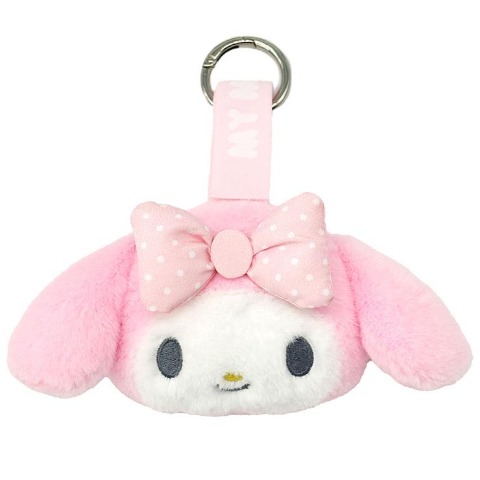 ぬいぐるみキーホルダー（マイメロディ　フェイスタグ）