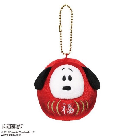 だるまスヌーピー　キーチェーンマスコット