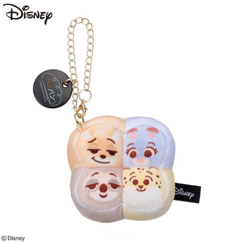 Nuiパン／チェーンストラップマスコット／ちぎりパン／ニック・ジュディ・フラッシュ・クロウハウザー