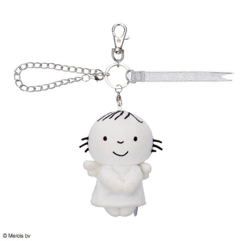 ブルーナ ちょっこりさん バッグチャーム／天使（白い羽）