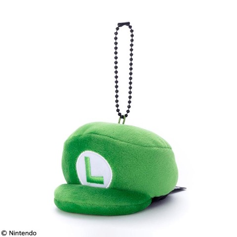 Ｍｏｃｃｈｉ－Ｍｏｃｃｈｉ－ＧａｍｅＳｔｙｌｅ／ボールチェーンマスコット／ルイージの帽子