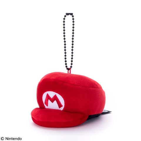 Ｍｏｃｃｈｉ－Ｍｏｃｃｈｉ－ＧａｍｅＳｔｙｌｅ／ボールチェーンマスコット／マリオの帽子