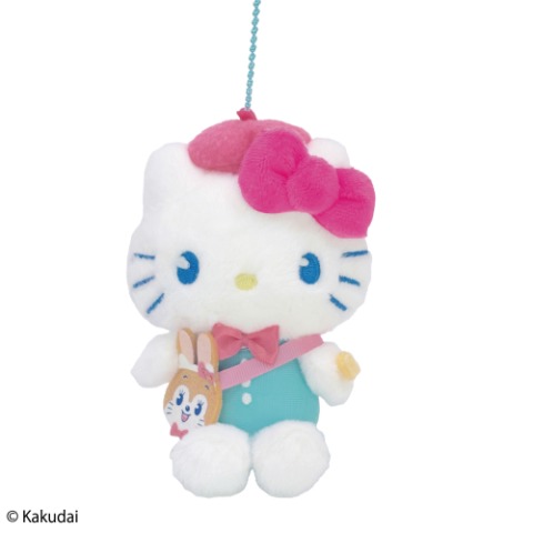 ぬいぐるみキーホルダー（クッピーラムネ　ハローキティ）