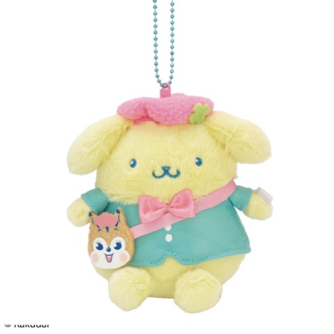 ぬいぐるみキーホルダー（クッピーラムネ　ポムポムプリン）